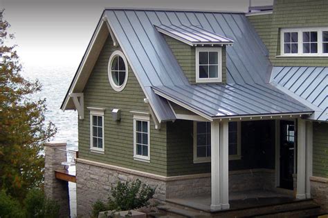 craftsman house metal roof|metal roof colors.